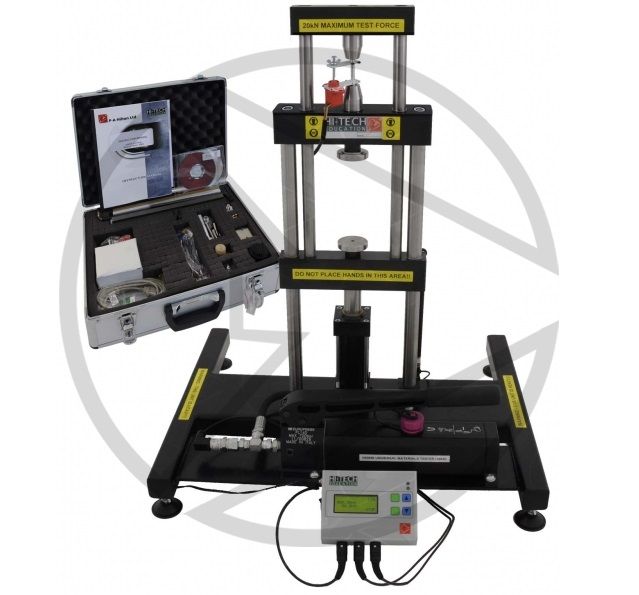 HSM44 - Machine d'essai universelle pédagogique manuelle de table - 50 kN - Essais de traction, compression, flexion et plus_0