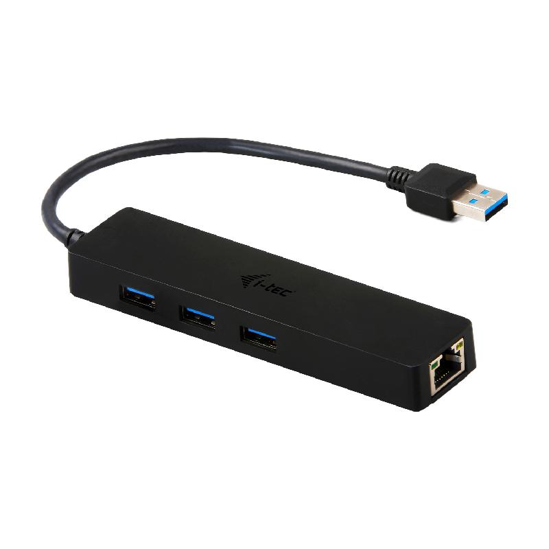I-tec Advance USB 3.0 Slim HUB 3 Port + Gigabit Ethernet Adapter_0