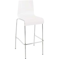 Kokoon Design tabouret de bar empilable Cobe bois zebrano 39 x 104 x 37 cm - 5420072003849_0