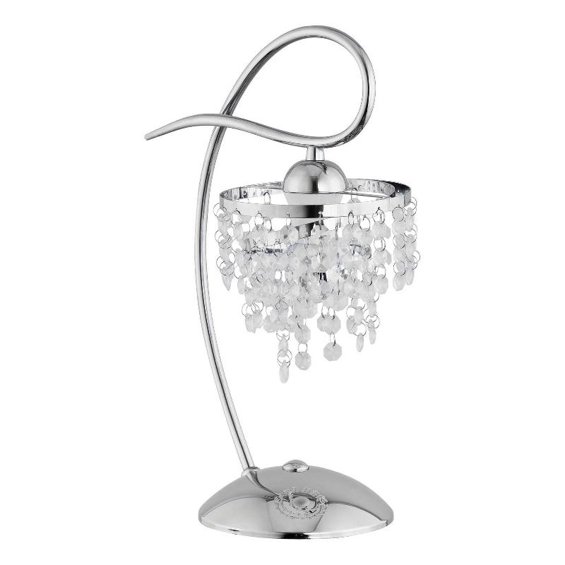 ALFA LAMPE À POSER DACE, PENDELOQUES DE VERRE