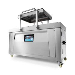 Maxima Machine à emballer sous vide - joint 60 cm - W76 x D60 x H16 cm double chambre - 3701117760340_0