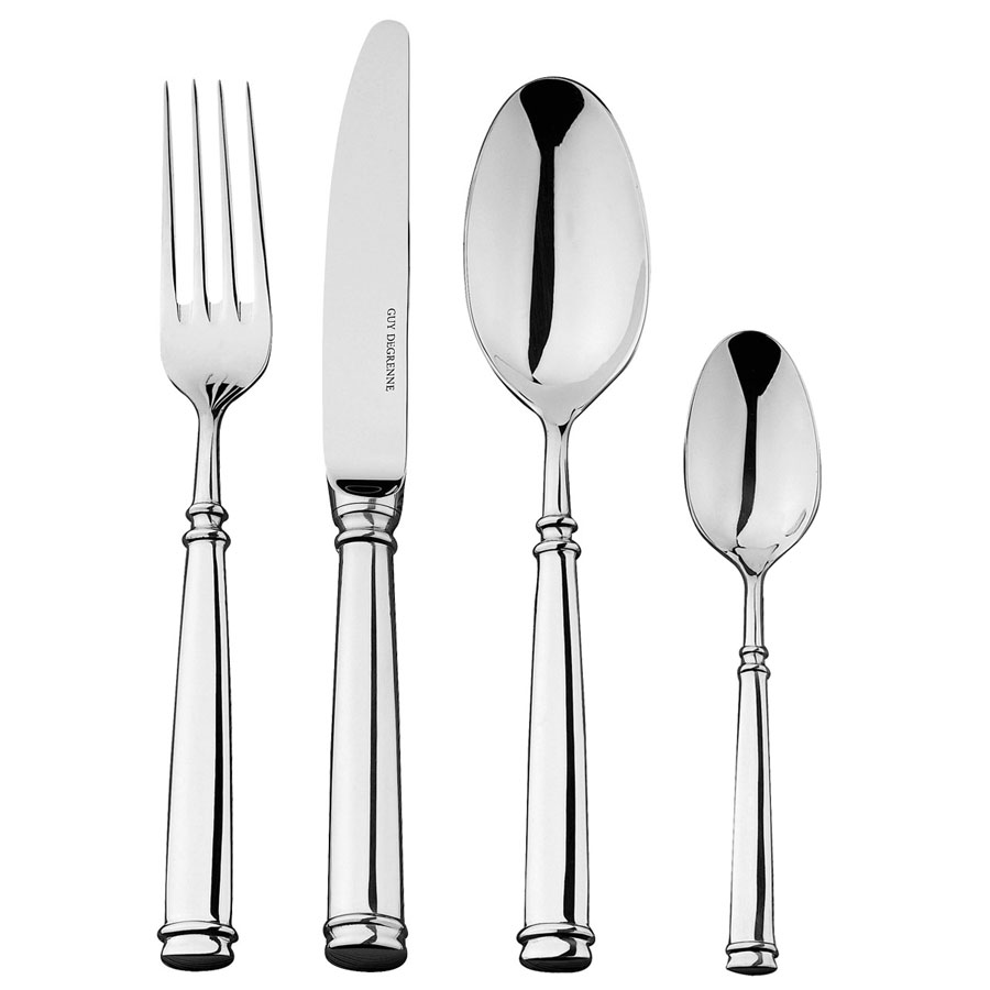 MÉNAGÈRE 72 PIÈCES EN INOX 18/10 FINITION MIROIR - GUY DEGRENNE - ABSOLU