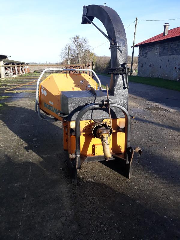 Noremat B180 – Broyeur de branches professionnel - 3 points, robuste, très peu utilisé_0