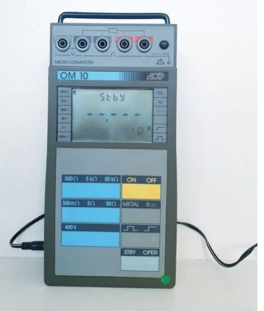 OM10 - Micro-ohmmètre AOIP - mesure de résistances jusqu'à 50 kΩ avec 10 µΩ de résolution_0