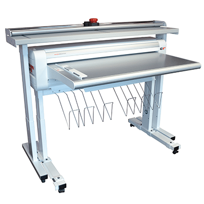 Plieuse / Coupeuse Powercosinus® Evo L - Machine 2 en 1 avec coupeuse col de cygne 130 cm et plieuse électrique A0_0