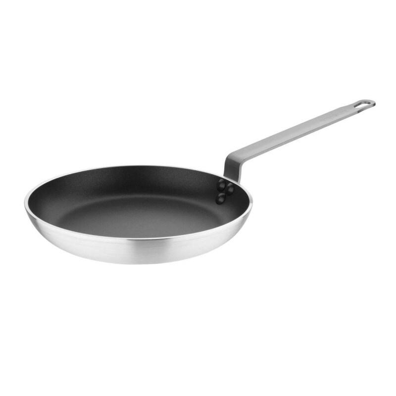 Poêle à crêpes antiadhésive en aluminium anodisé Platinum Plus 300mm - VOGUE - 5050984770203_0