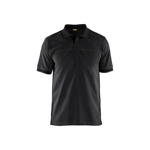 POLO DE TRAVAIL BICOLORE À MANCHES COURTES 3389 - NOIR ET GRIS FONCÉ - XL BLAKLADER