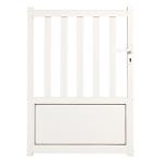 PORTILLON EN ALUMINIUM ALUSOLD LARGEUR 1M BLANC PORTILLON ALUMINIUM_0