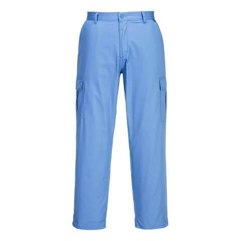 PORTWEST AS11 PANTALON ANTISTATIQUE ESD BLEU HAMILTON - TAILLE XXS - STANDARD