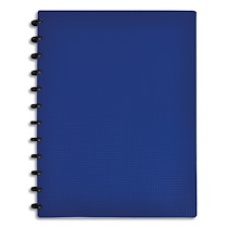 PROTÈGE-DOCUMENTS OXFORD VARIOZIP MEMPHIS A4 60 VUES / 30 POCHETTES AMOVIBLES COUVERTURE POLYPRO BLEU - LOT DE 10