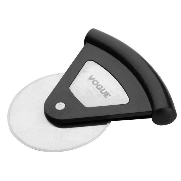 Roulette à pizza inox PRO (L)110 × (P)105 × (H)17 mm, manche en plastique noir_0
