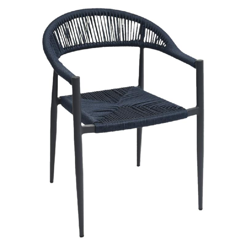 STAMP REVERDY fauteuil santana tressage bleu - 3661365005856_0