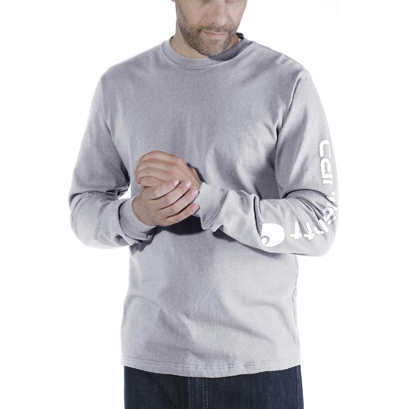 T-SHIRT MANCHES LONGUES SLEEVE TXL GRIS CLAIR - CARHARTT - S1EK231HGYXL