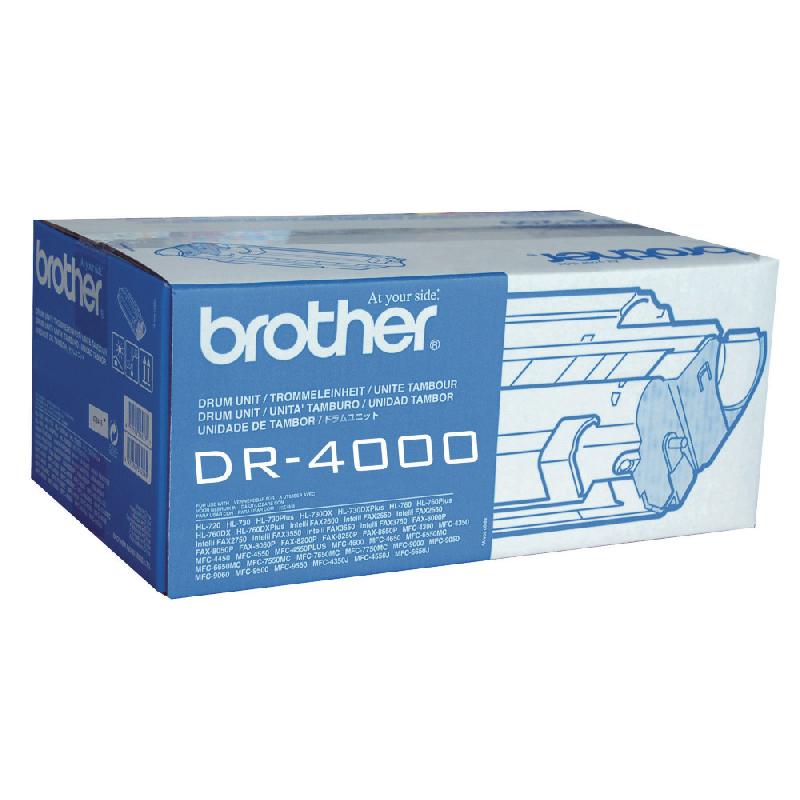 TAMBOUR BROTHER DR-4000 NOIR POUR IMPRIMANTES LASER