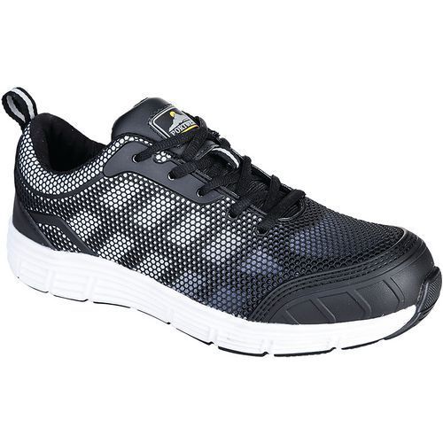 CHAUSSURE DE SÉCURITÉ BASSE TOVE S1P FT15 NOIR/BLANC 45 - PORTWEST