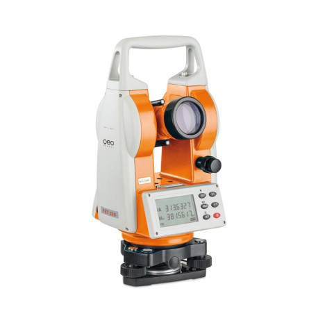 Théodolite électronique de chantier Geo Fennel FET 220 - Mesure d'angles avec écran LCD et plomb laser_0