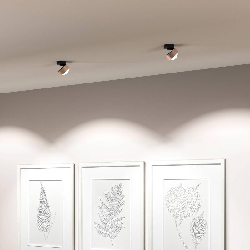 TOP LIGHT PUK! 80 MOVE SPOT LED LENTILLE MATE, CUIVRÉ/NOIR