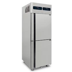 Virtus group Réfrigérateur 350+350 litres en inox à 2 températures GN 2/1, 2°/+8°C| 10°/ 22°C Virtus - 0698142071882_0