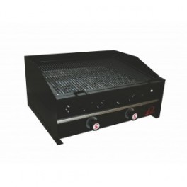 Wood steak grill charcoal sofraca largeur de face 700/ capacité 12 a 18 pièces_0