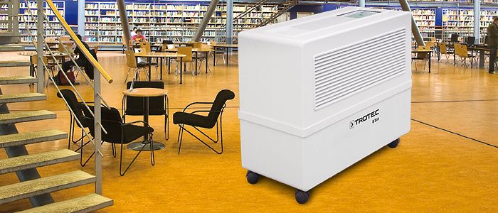 B 500 radio - humidificateur à évaporation - trotec gmbh - débit volumique d'air max 800 m3/h_0