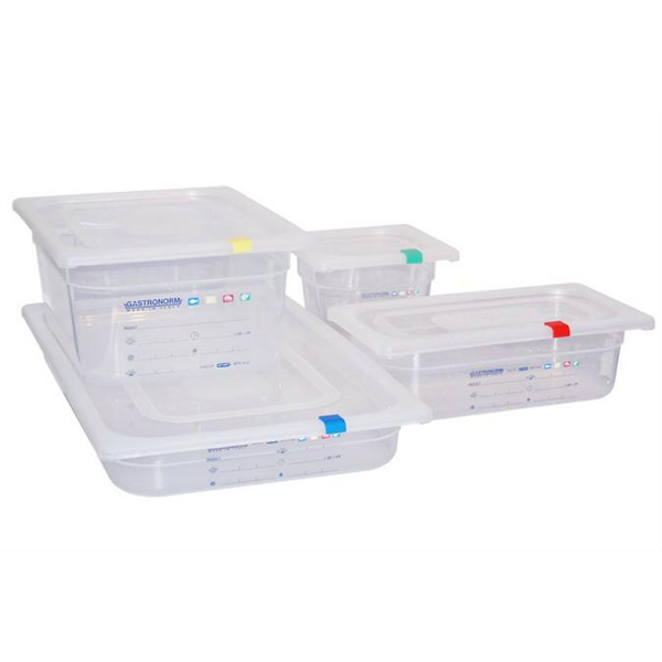 Bacs de stockage alimentaire gastronorme - 0,5 à 2,8L - Structure en polyéthylène - Marque Rolléco_0
