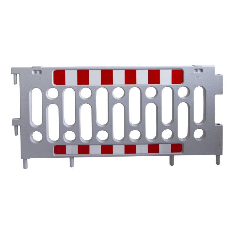 Barrières de sécurité en polypropylène - Gris / Sans pied / 2000_0