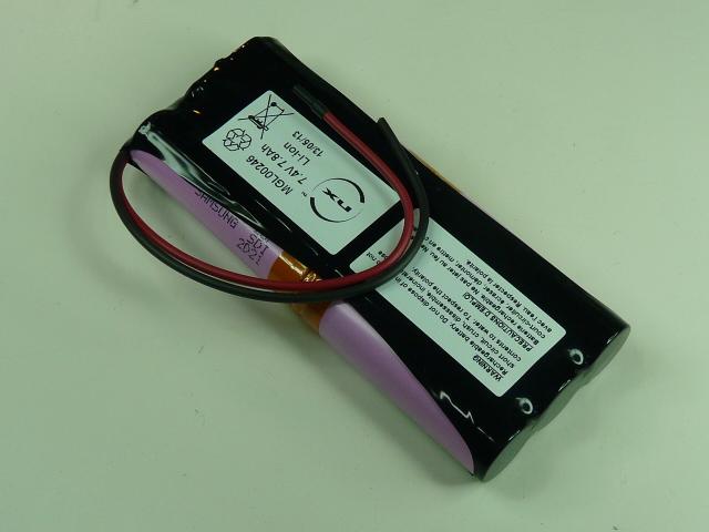 BATTERIE LI-ION 6X 18650 2S3P ST5 7.4V 7.8AH F150_0