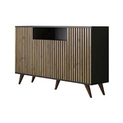 Buffet en aggloméré Dylan Hanah Home - noir 8684283029549_0
