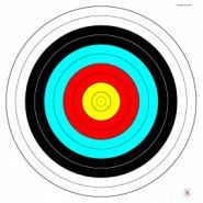 Cible De Tir A L Arc Objectif Cibles 64x61cm