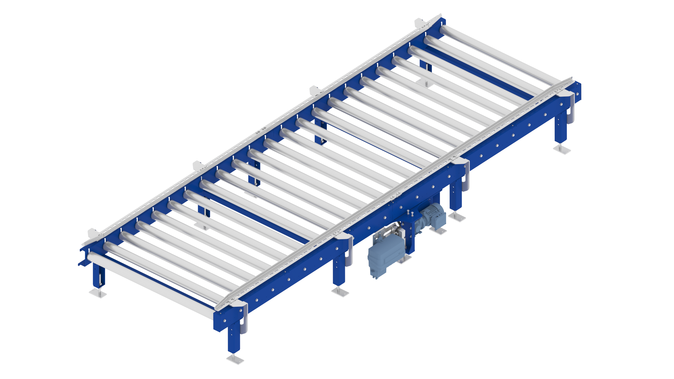 Convoyeur à rouleaux sur-mesure et polyvalent en acier inoxydable -Capacité de charge 1 à 2500kg_0