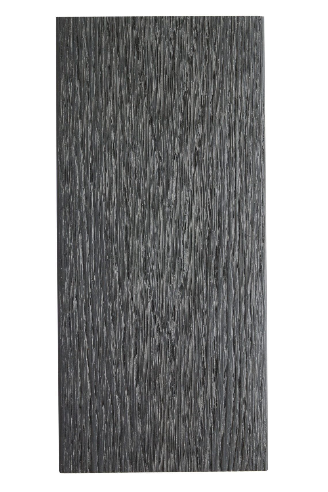 Dark grey - face texturée - clôture en composite - brooklyn - densité 1170 kg/m3_0