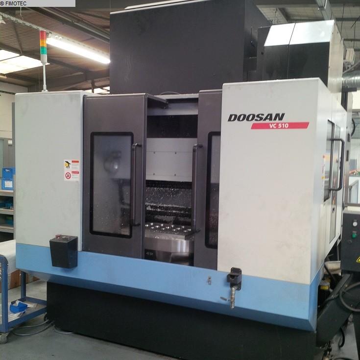 Fraiseuse CNC DOOSAN DAEWOO VC 510 - Course 760x510x570 mm - Année 2012 - 40 outils - Big Plus BT40_0