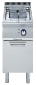 Friteuse 1 cuve de 7 L - résistances externes - 1 panier en dotation - acier inoxydable - thermostat 105°C à 185°C_0
