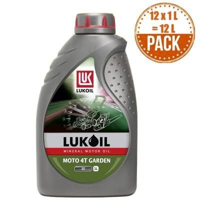 Huile moteur motoculture 4T Garden 30 - 12 bidons de 1L - API SG, qualité supérieure_0