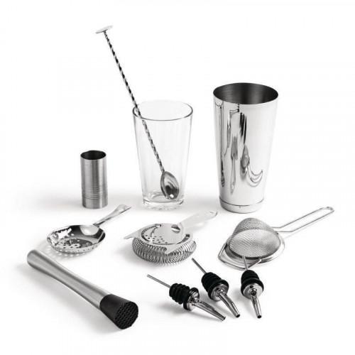 KIT D'USTENSILES ET ACCESSOIRES POUR BARMAN PROFESSIONNEL BONZER