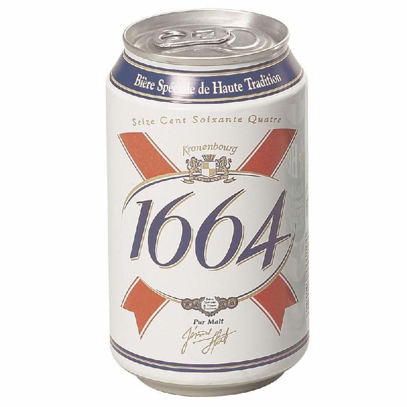 KRONENBOURG® BIÈRE 1664  - 33 CL (LOT DE 24 CANETTES)