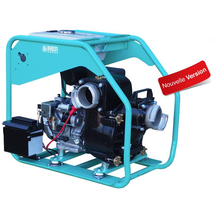 Motopompe essence WORMS pour eaux très chargées - Débit 132 m3/h - Moteur EX40 - 11581980_0