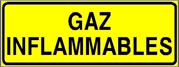 Panneau de signalisation - gaz inflammables_0