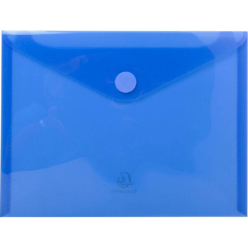 Pochettes Enveloppes A5 - Bleu Transparent HERLITZ