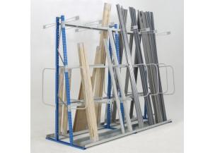 Protection grillagée EPSIVOL - Rayonnage semi-lourd avec platelages et double porte sécurisée_0