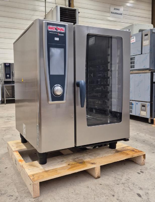 RATIONAL - Four électrique mixte 10 niveaux GN 1/1 - SCC WE 101 d'occasion - 18,6 kW - programmable_0