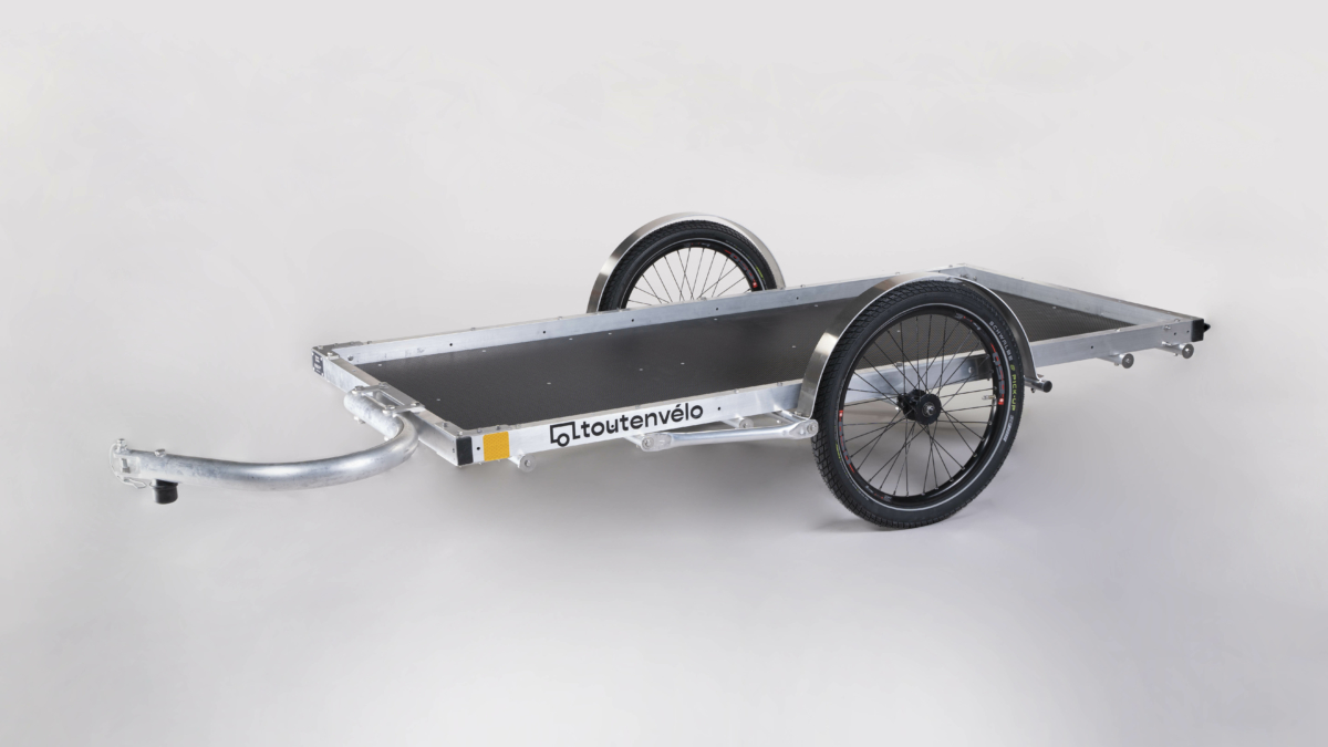 Remorque plateau vélo évolutif et personnalisable - Charge utile de 150 à 300 kg_0