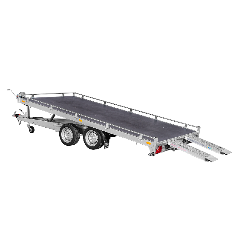 Remorque pour espace vert - 4,06 X 2,04M - 2700 KG - SARIS TP 406 204 2700 2 Basculant_0