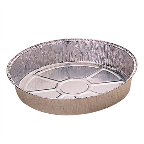 TOURTIÈRE RONDE 1350 ML D.22.8X3.9 CM ALUMINIUM (VENDU PAR 600)