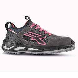 U-Power - Baskets de sécurité basses pour femmes avec renfort anti-shock KATE - Usage général - ESD S1P SRC Gris / Rose Taille 40 - 40 gris matiè_0