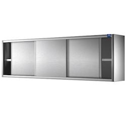 Mastro Armoire Murale Portes Coulissantes et Étagère Intermédiaire P 400 mm - Virtus - l40- L160- P40- h66- - 0651637063410_0