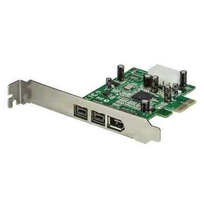 Adaptateur de Carte PCI Express FireWire 3 ports 2b 1a 1394 - Carte PCIe FireWire 800 / 400 1394 FW_0