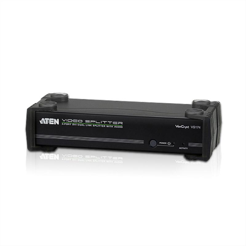 ATEN VS174 Distributeur DVI Dual Link audio/vidéo, 4 ports_0