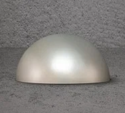 Borne Hémisphère en Acier Diamètre 40 cm - Peinture Polyester sur Primaire Époxy Antirouille_0