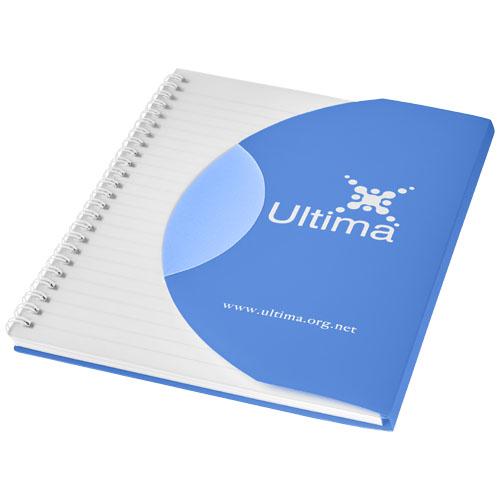 Cahier Curve A6 - Couverture en polypropylène incurvée - 25, 50 ou 100 feuilles vierges 80g/m²_0